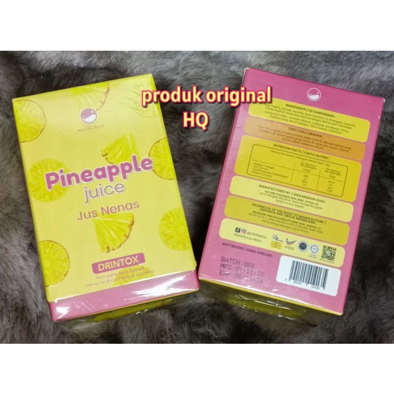 NILOFA PINEAPPLE JUICE DRINKTOX 7sachets NILOFA juice pineapple NILOFA