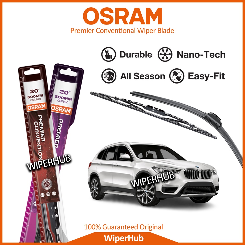 Osram BMW X1 (F48) 2015Present Premier Conventional Flat Wiper Blade