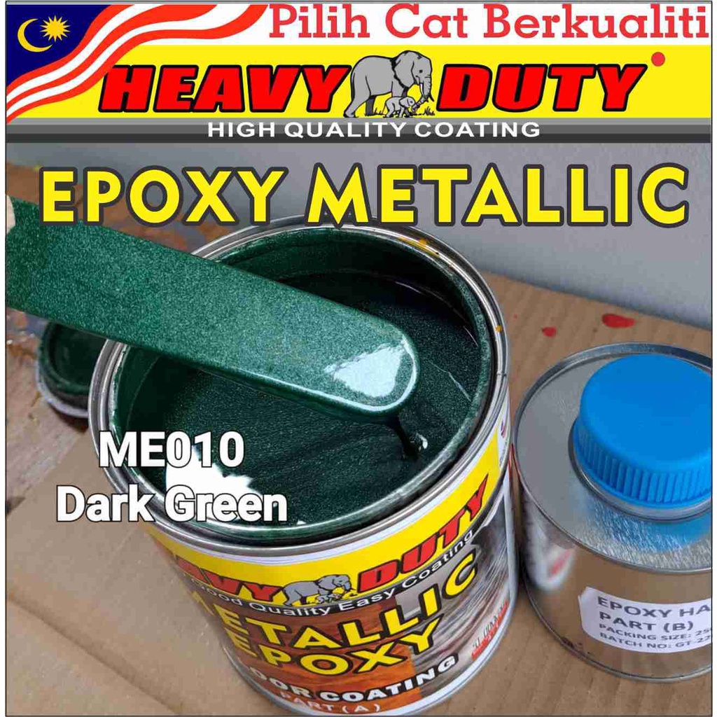 Steel Green Epoxy Paint ME010 DARK GREEN Metallic Epoxy Paint