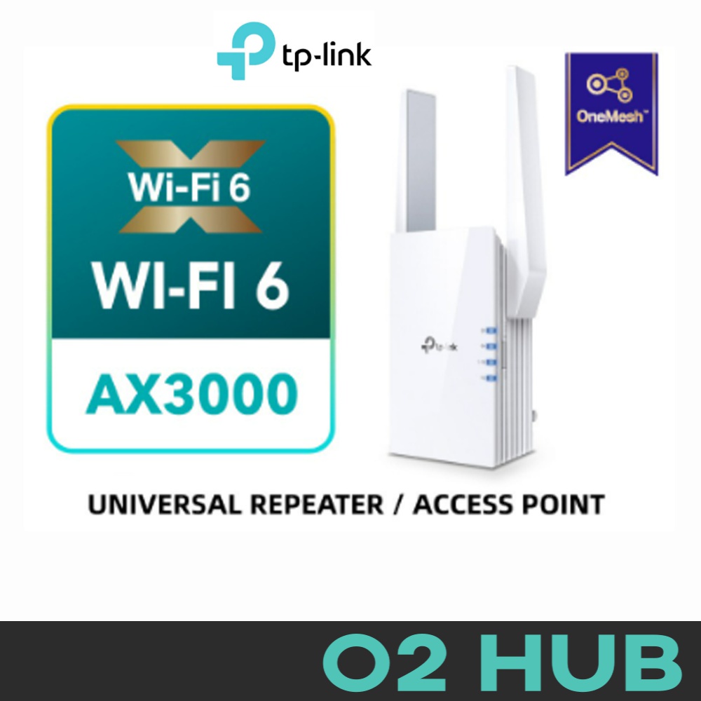 TPLINK RE705X AX300 Onemesh WiFi 6 Wireless AX WiFi Range Extender