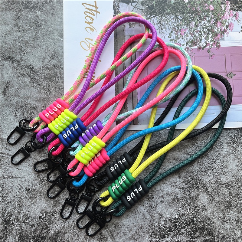 Wrist Strap Keychain Metal Key Lanyards Color Accessories for Hanging ...