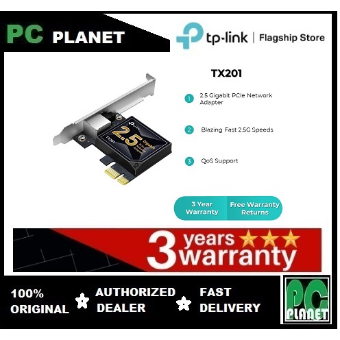TP-LINK TX201 2.5 Gigabit PCIe Network Adapter | Shopee Malaysia