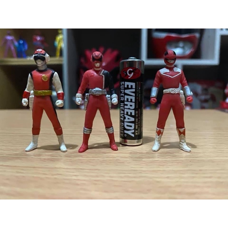 Power Rangers Super Sentai Red Ranger Set - 2 inches | Shopee Malaysia