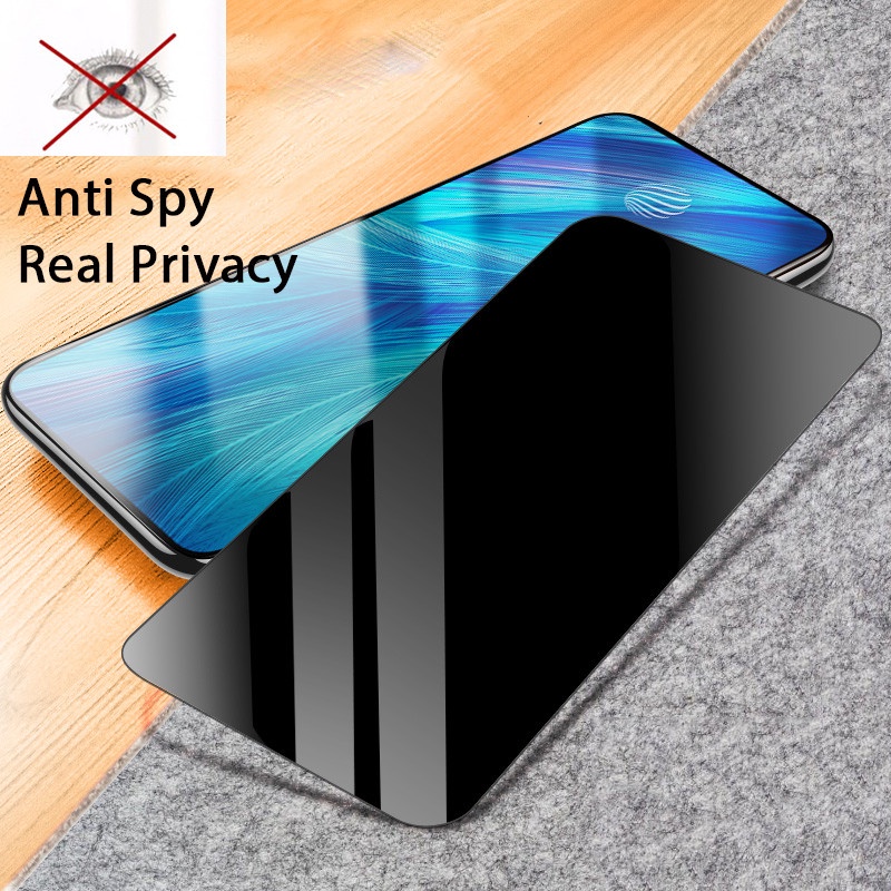 Privacy Anti Spy Tempered Glass For Vivo Y3 Y17 Y3S Y10 Y30 Y31S