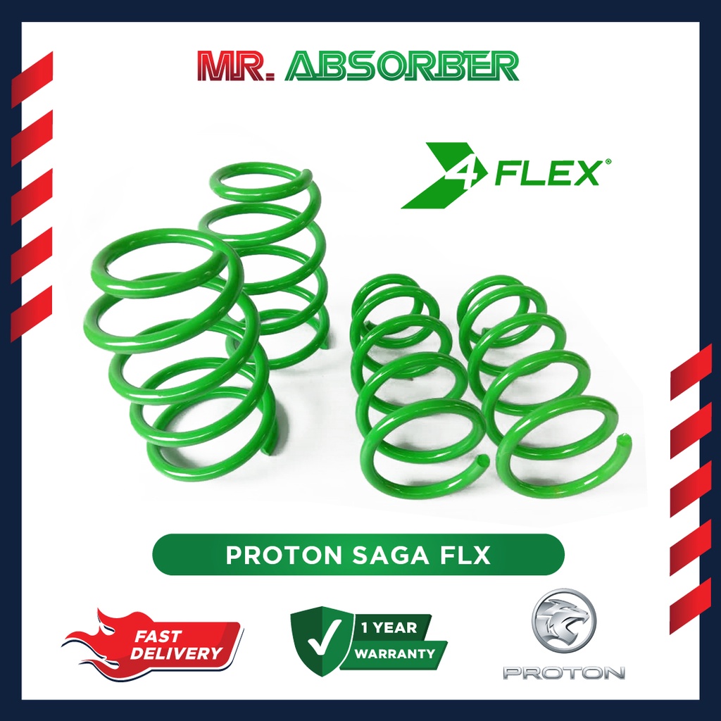 Proton Saga FLX / VVT 4Flex Sport Spring | Shopee Malaysia