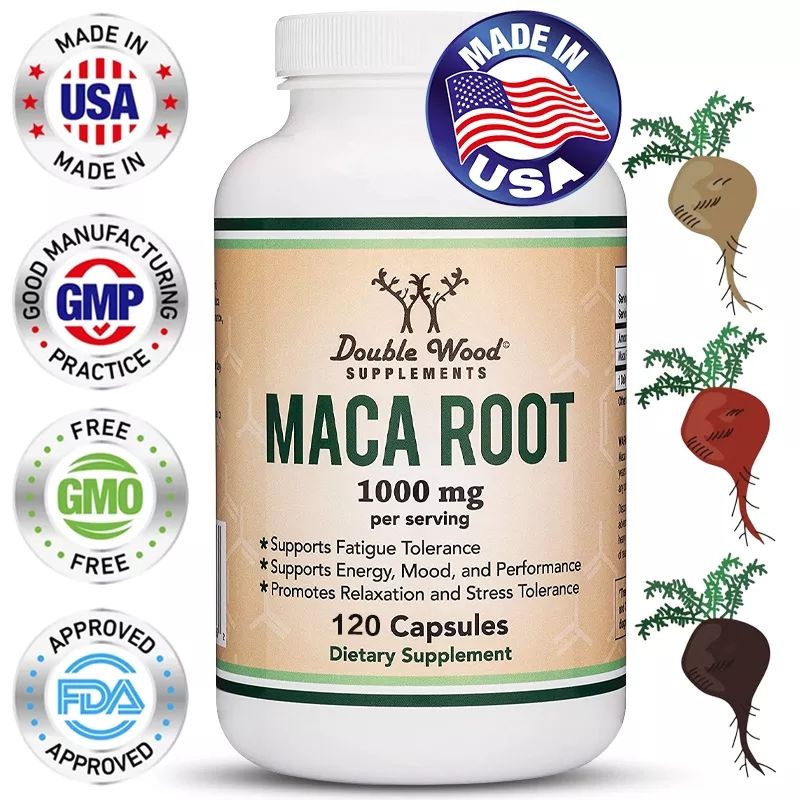 Double Wood Maca Root Supplements (MADE IN USA) Shopee Malaysia