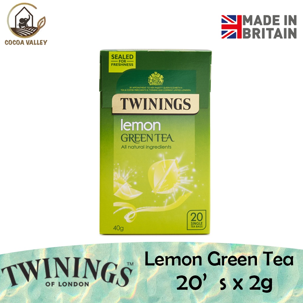 Twinings Lemon Green Tea 20's x 2g (40g) (Made in UK) | Shopee Malaysia