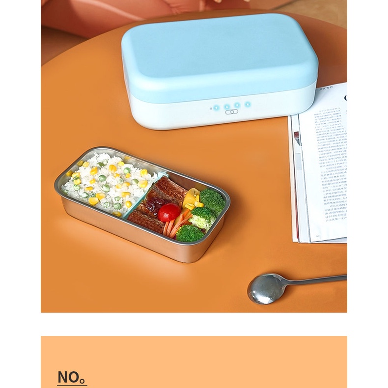 Rechargeable Heating Lunch Box Office Worker Student Lunch Artifact