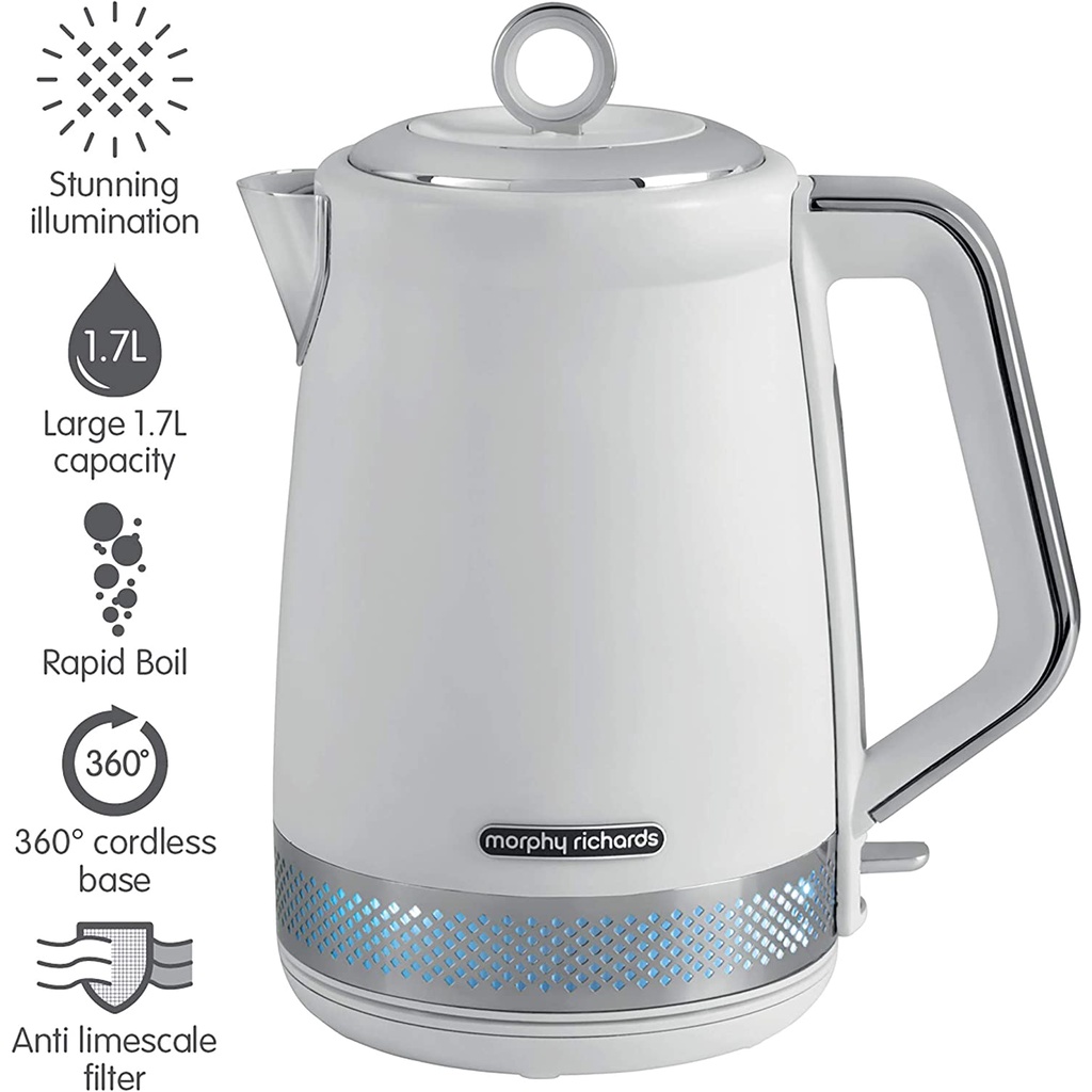 Morphy Richards 248022 Illumination Stainless Steel 4 Slice Toaster