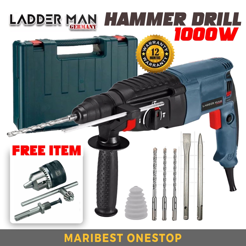 Hammer best sale drill 1000w