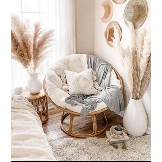 Plush best sale papasan chair