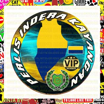 [ BESAR / STIKER LORI ] Team Perlis - Car Sticker / Bumper Sticker ...