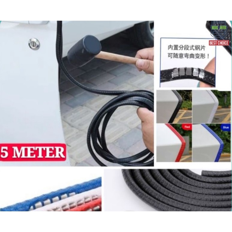 🔥MAKEUP DIY🔥 GETAH PINTU KERETA 5 Meter U SHAPE CAR DOOR EDGE GUARD ...