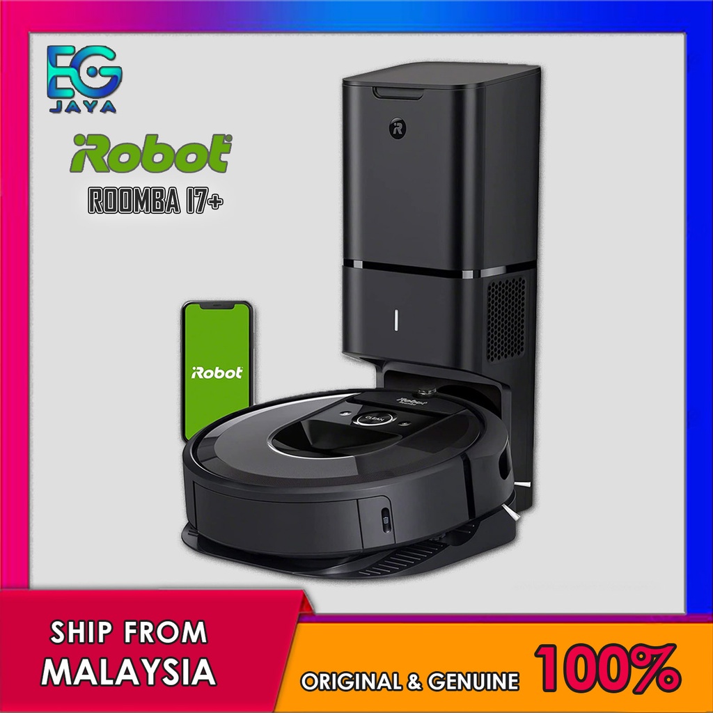 Irobot Roomba I7+ Robot Vacuum Cleaner With Automatic Dirt Disposal ...