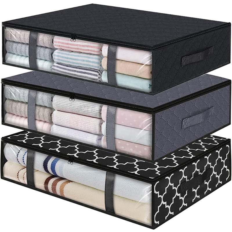 1/2/3PCS Storage Bins, Under Bed Storage Containers, Foldable Clothes
