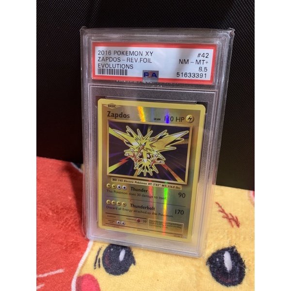 Pokemon Tcg Zapdos Reverse Holo PSA 8.5 Graded card Shopee Malaysia