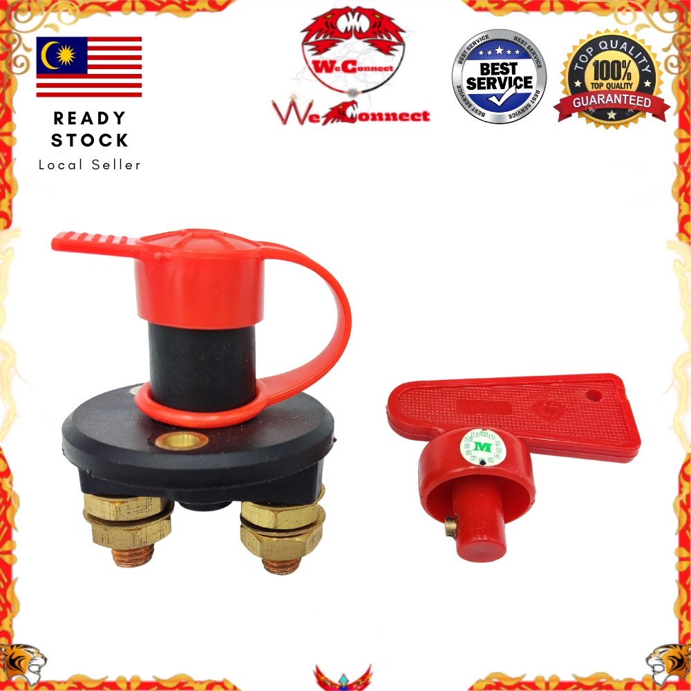 WeConnect Universal Car Truck Battery Main Switch Disconnect Isolator