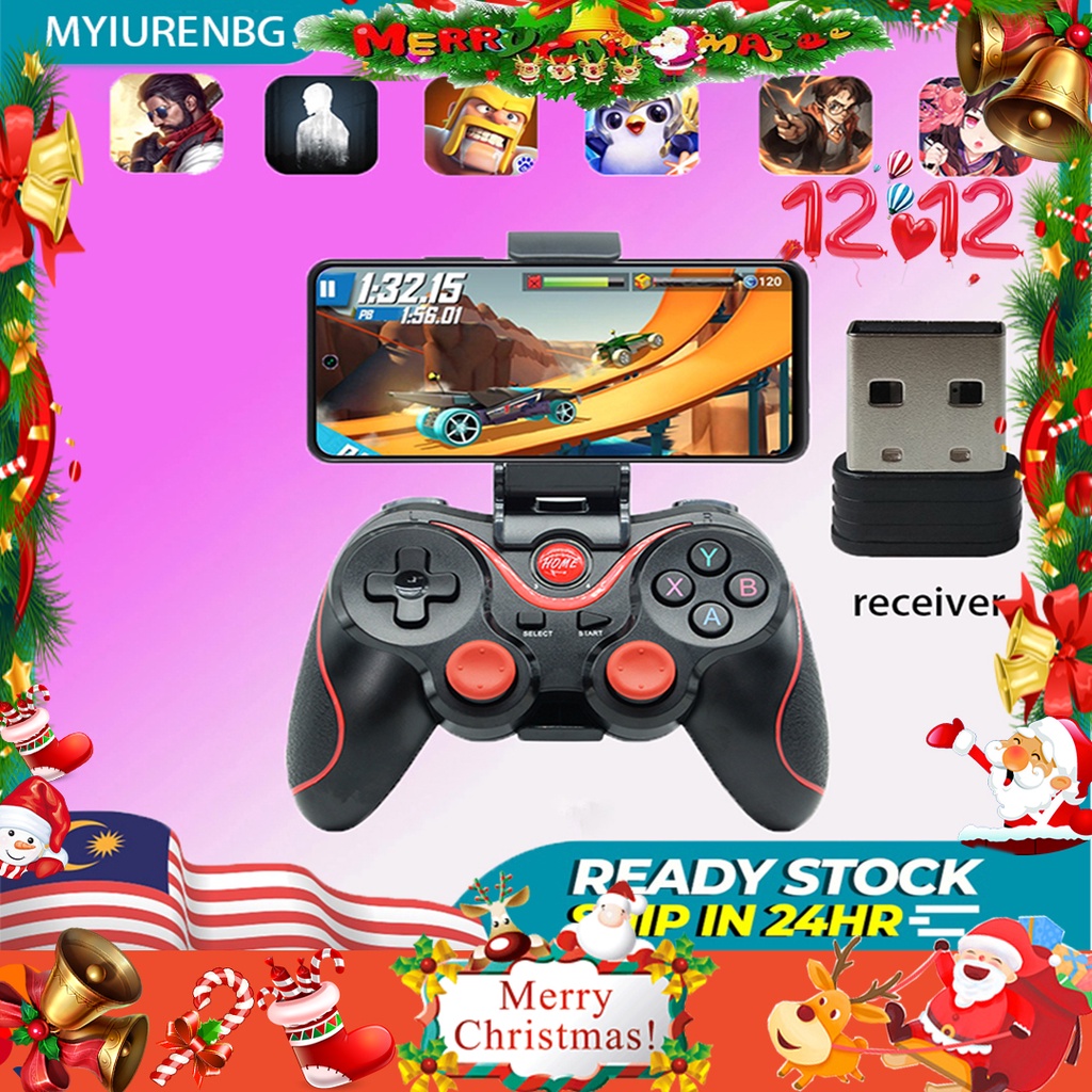 [2022 Upgraded Version] T3 X3 Joystick Wireless Gamepad Support
