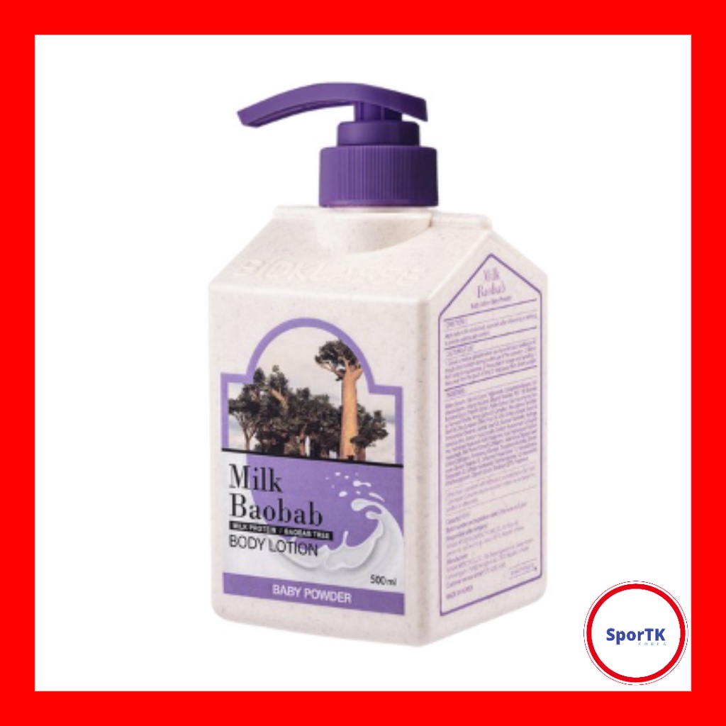 Bioklasse Milk Baobab Body Wash 1000ml Baby Powder main image 1