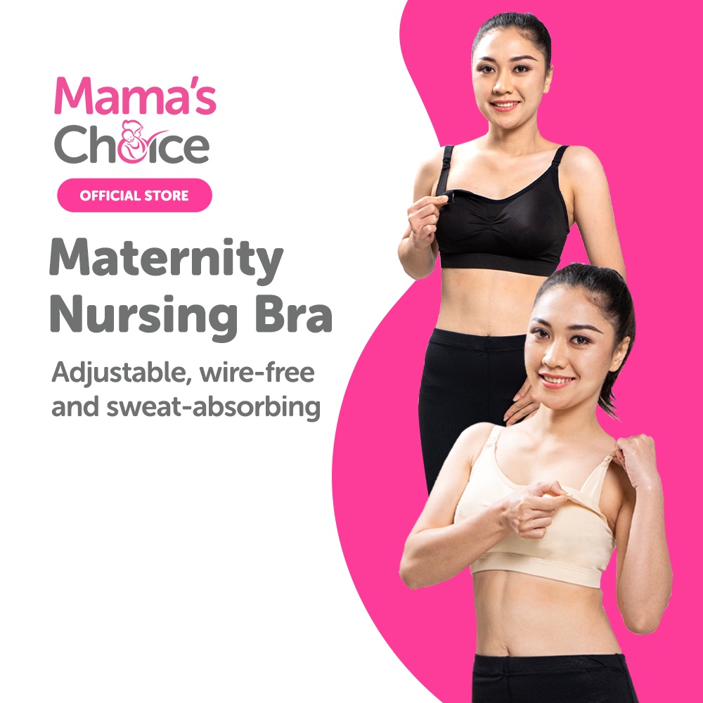 Mama's Choice Maternity Nursing Bra Adjustable Breastfeeding Bra