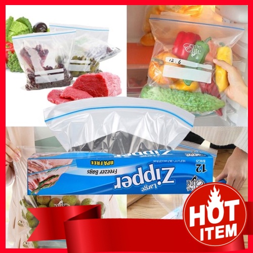 12 Pcs Food Onion Garlic Storage Bag Reusable Resealable Type Containers Kitchen Fridge