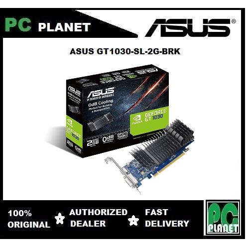 ASUS GT 1030 2GB GDDR5 64BIT (GT1030-SL-2G-BRK) | Shopee Malaysia