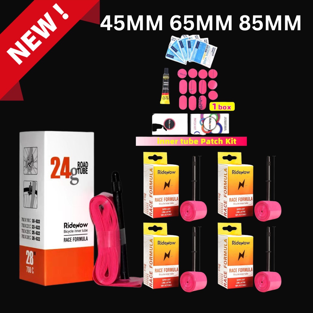 FREE POS 19g Ridenow ultralight road bike tubes Ride now 65 mm Inner