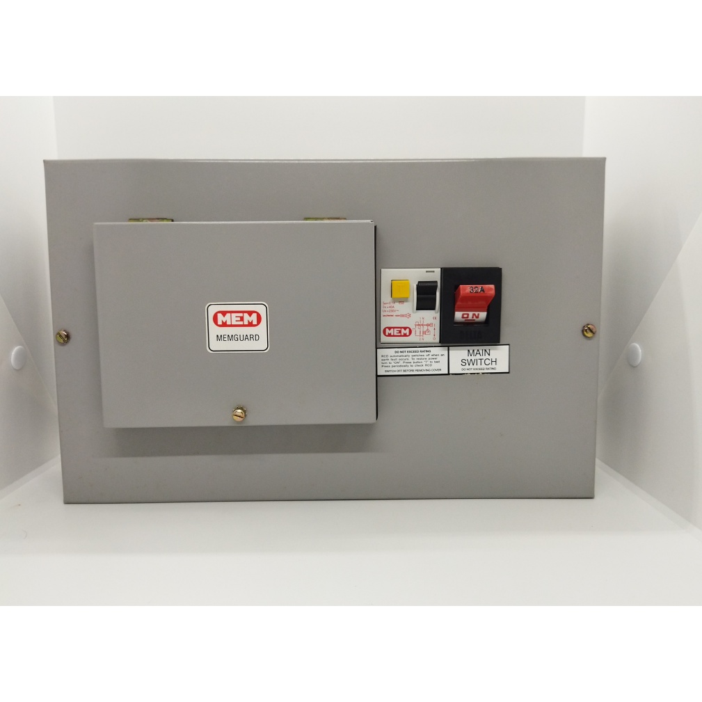 (6 MCB) EATON/MEM Single Phase DB Box 40A 6DA3C Complete Set With 32A ...