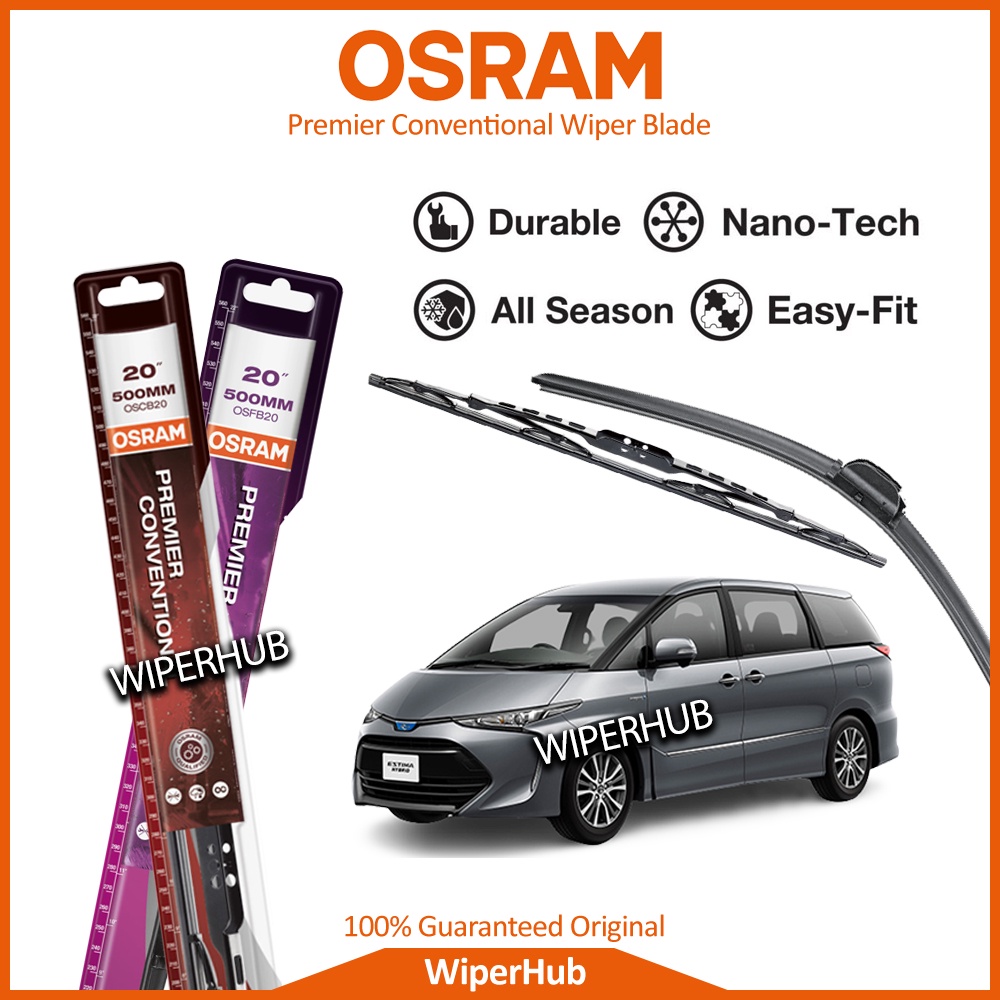 Osram Toyota Estima (ACR50) 2015Present Premier Conventional Flat
