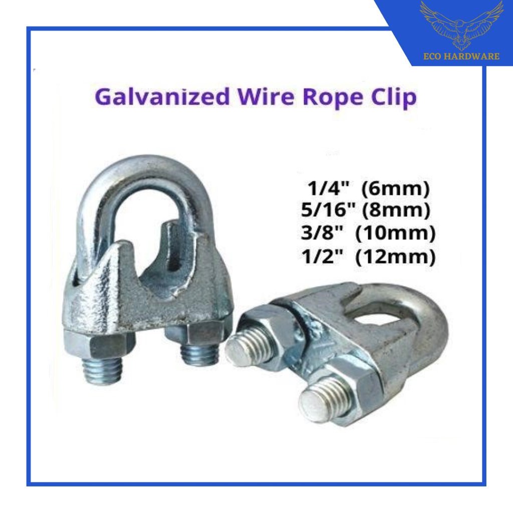 Thicker And Quality Galvanized Wire Rope Clip/U Bolt Clamp/Clip For