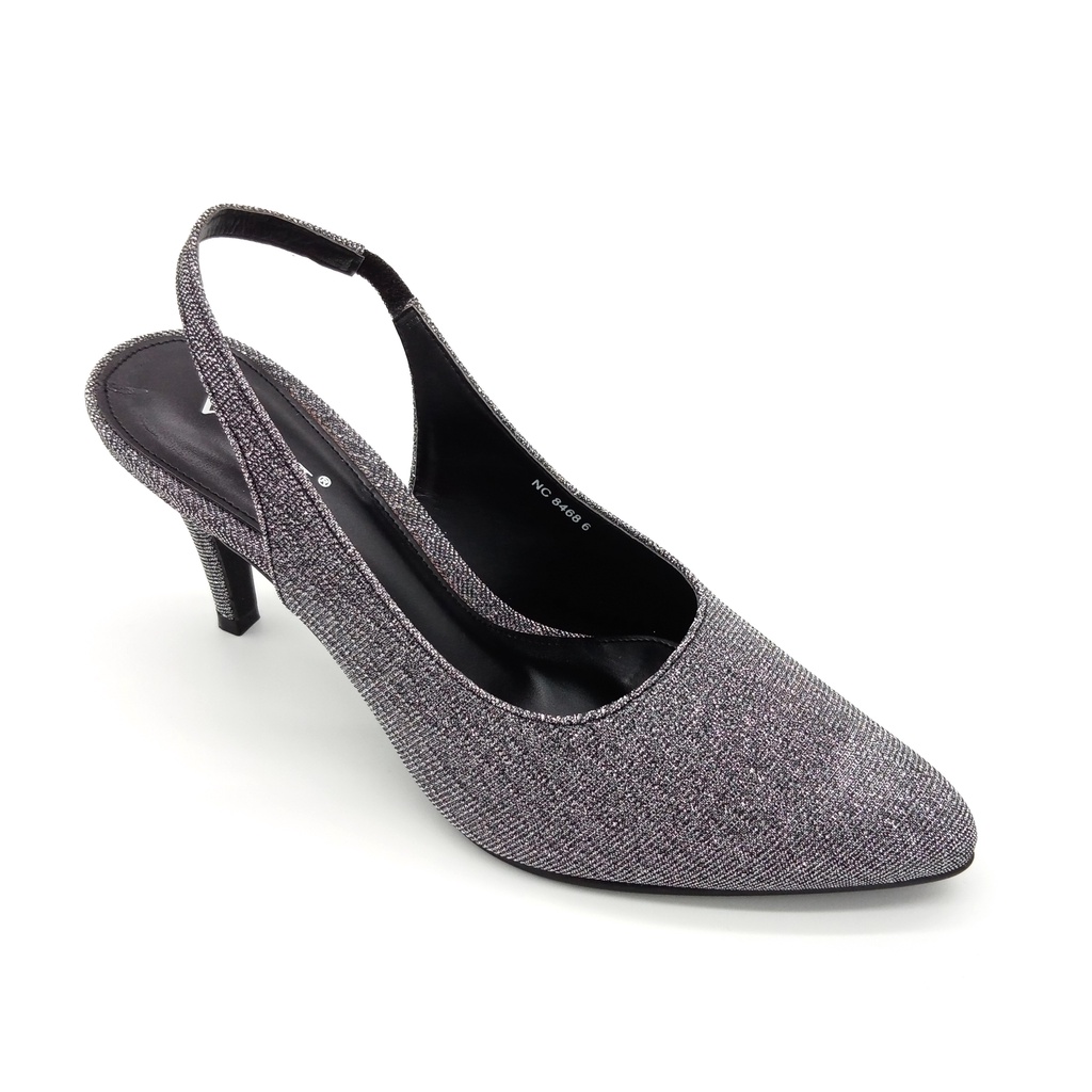 glitter pointed heels