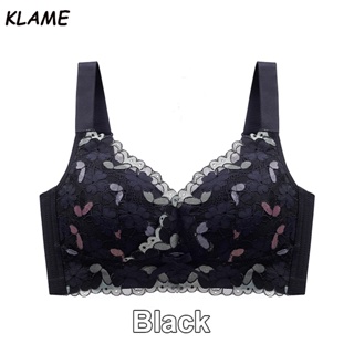 KLAME Latex Plus Size Lace Bras Women Seamless Comfortable