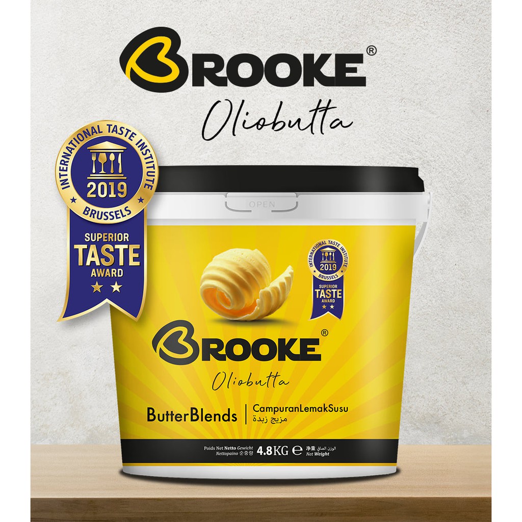 BROOKE BUTTER BLENDS OLIO BUTTA (HALAL) 4.8KG | Shopee Malaysia