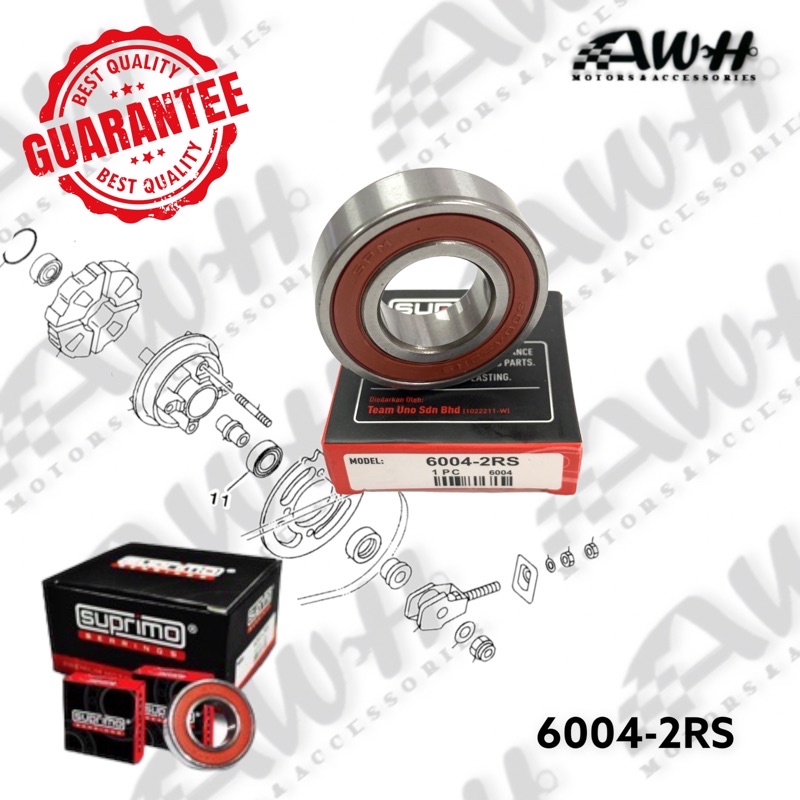 BEARING 6004 HUB SPOKET 125/Lc/Y15/Lagenda/Rxz/SS/Y80 | Shopee Malaysia