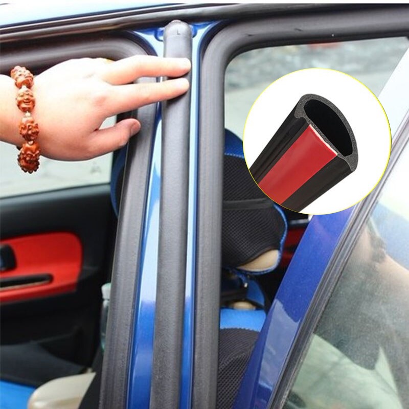Car Door Middle Pillar Rubber Seal Strip Soundproof Dustproof Axia Myvi