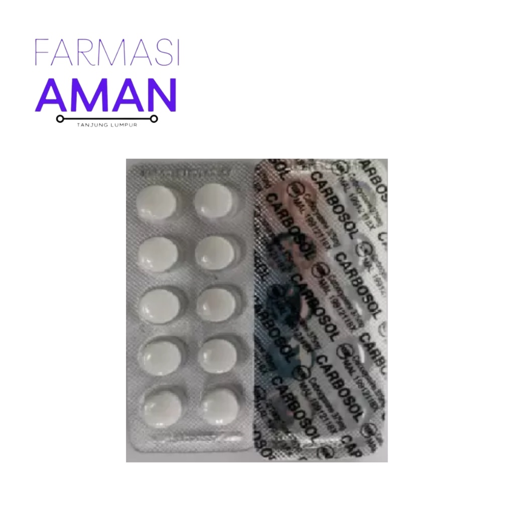 Prime Carbosol Carbocysteine 375mg 10's | Shopee Malaysia