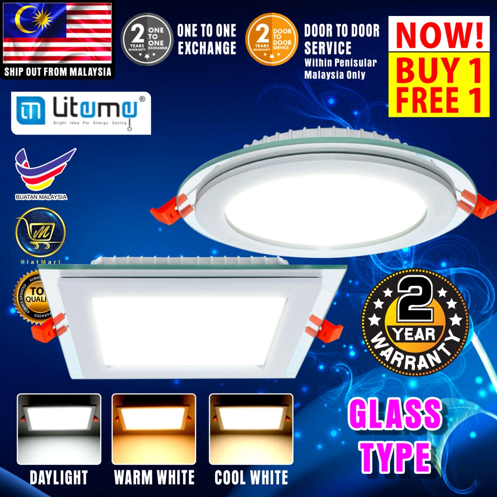 PlatMart-[READY STOCK] BUY 1 FREE 1 !! [SIRIM] LITEME [12W/18W] [6.5