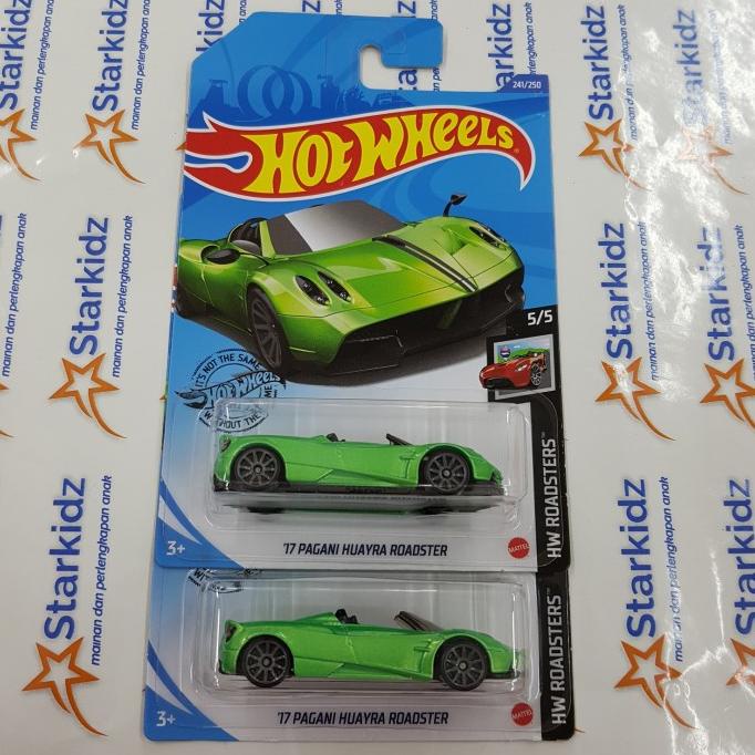 Hot Wheels 17 Pagani Huayra Roadster Shopee Malaysia