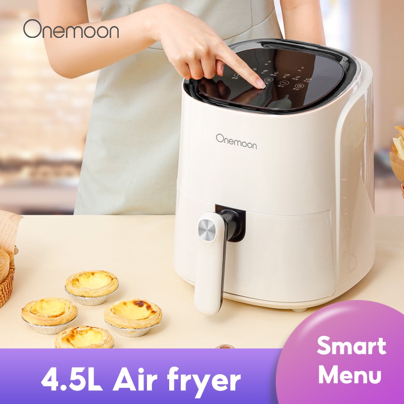 Onemoon OM0028 Air Fryer 4.5L oven baking White large high-capacity ...