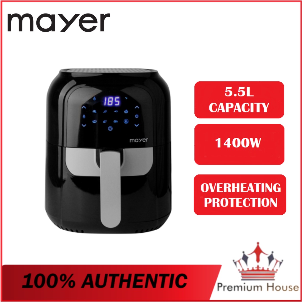 Bear Air Fryer Electric Fryer Oil-Free Cooker Oven Non Stick Fryer  Household Appliances Kitchen Cooker (3.6L) BAF-OM36L