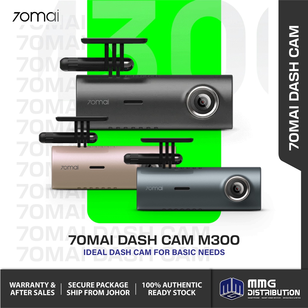 70mai Dash Cam M300 Car DVR 1296P - Xiaomi Eco Global Trade