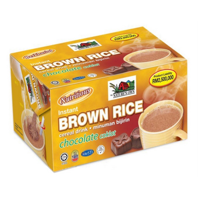 Nature's Own Instant Brown Rice Chocolate Cereal Drink 30gm*14's ...