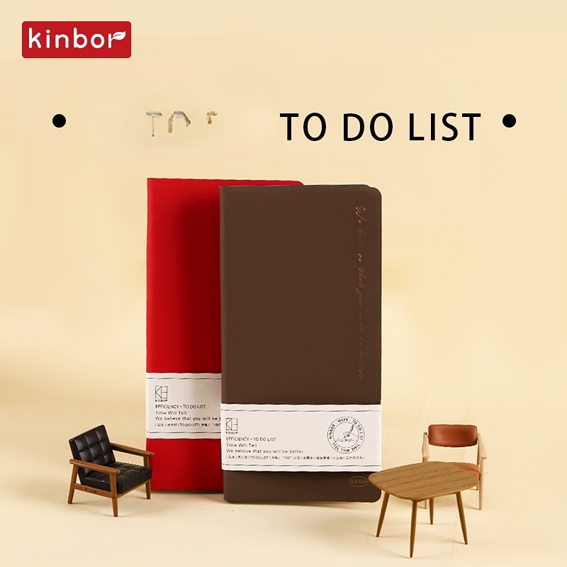 Kinbor Planner List Todolist Daily Plan Self discipline Clock Schedule