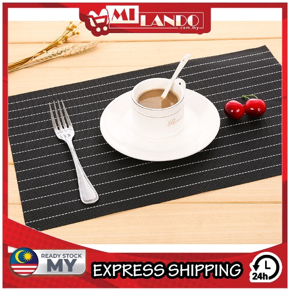 MILANDO Table Placemat Pad Heat Resistant Table Mat Non Slip Table