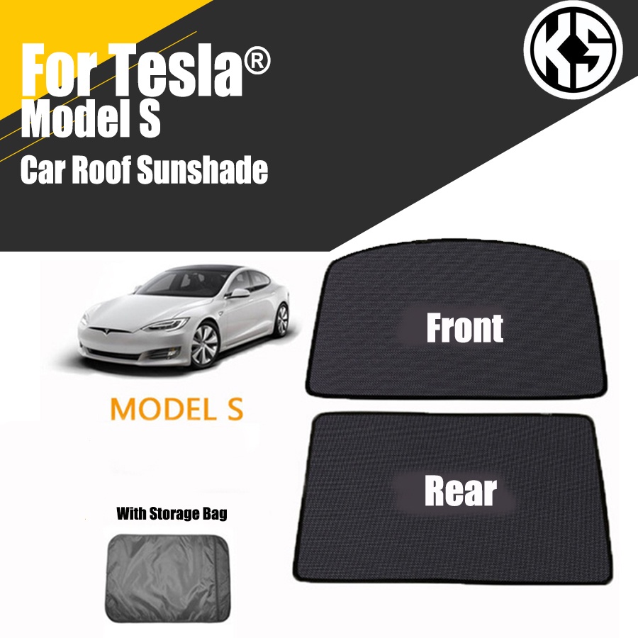 Car Glass Roof Sunshade For Tesla Model S Front Rear Sunroof Windshield