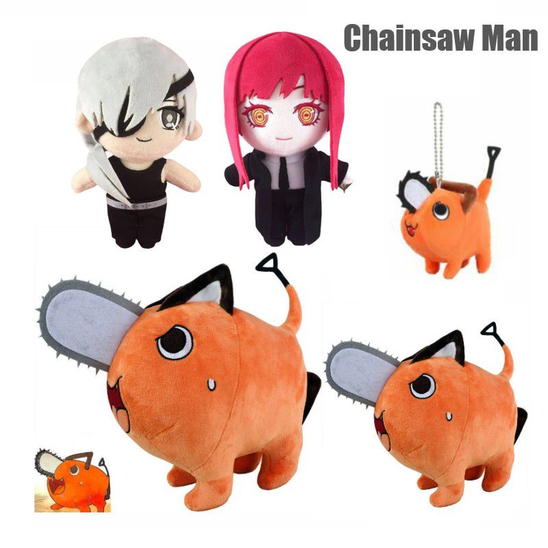 40CM Chainsaw Man Plush Doll Anime Makima Denji Cosplay Plushie Pochita