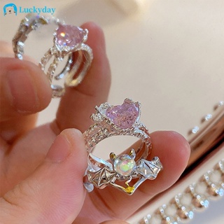 Vintage Blue Clear Crystal Water Drop Large Square Ring Wedding Jewelry for  Women Rhinestone Adjustable Open Finger Rings Gift - AliExpress