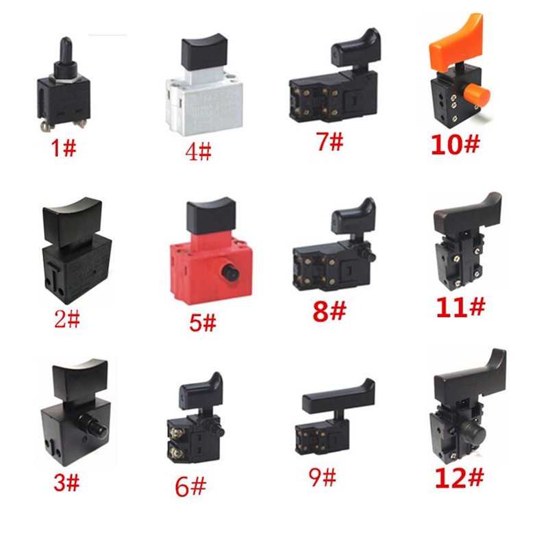 Miniature Power Tool Switch Speed Control Trigger Button for Angle