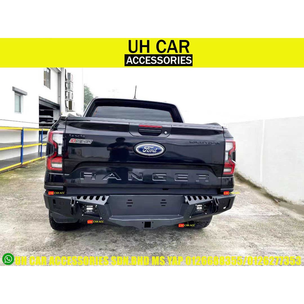 FORD RANGER T9 2022 2023 FORCE OP STEEL REAR BUMPER BULL BAR | Shopee ...