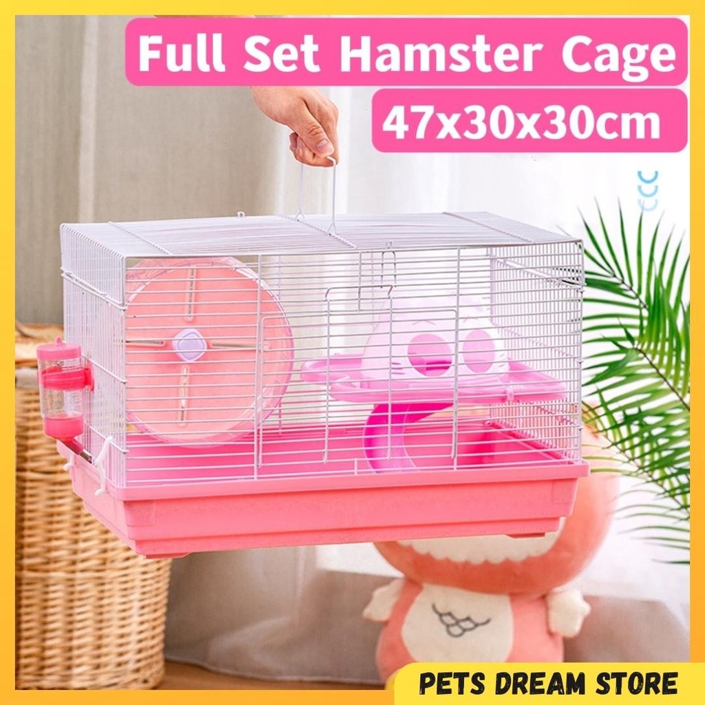 Hamster cage clearance shopee